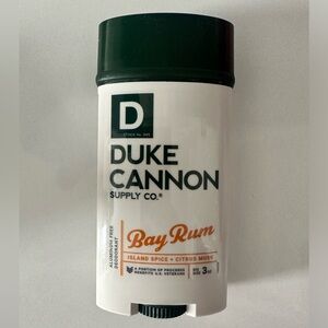 Duke Cannon Bay Rum Deodorant Aluminum Free Island Spice Citrus Musk NEW